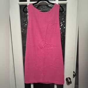 NWT New York & Company Pink Halter Sheath Dress  Size 10